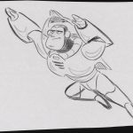 Exclusive never seen before early character sketches of Buzz Lightyear 6