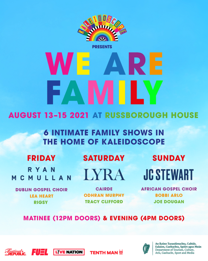 Kaleidoscope Festival Presents ‘We Are Family’ Live Shows For August