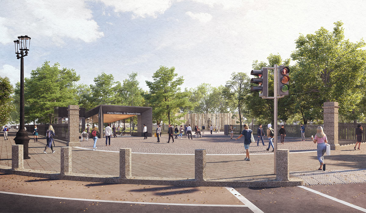 Dublin MetroLink project granted planning permission after years of waiting 4 An artist impression of the MetroLink station at St Stephen's Green.