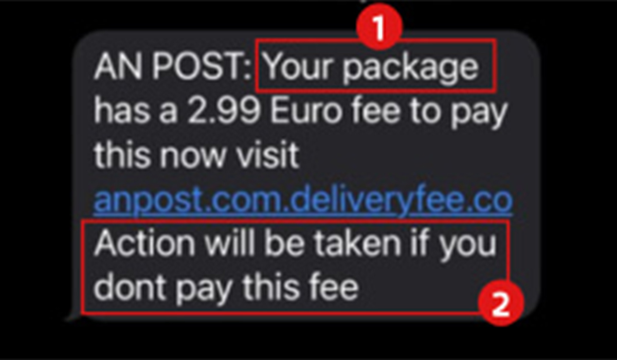 Urgent An Post warning as fake messages increase in run up to the festive season 3 An Post Fraud 1