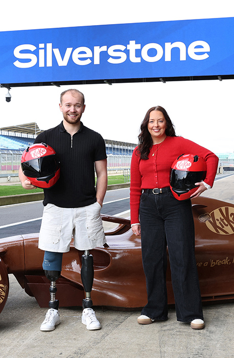 Racing driver Laura O’Connell is back on track and heading for Silverstone 5 KitKat Silverstone R10