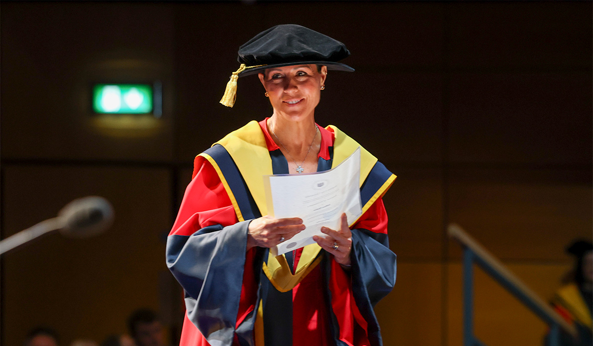 Gillian Quinn earns a PhD related to husband Niall’s retirement 5 Gillian Quinn 2