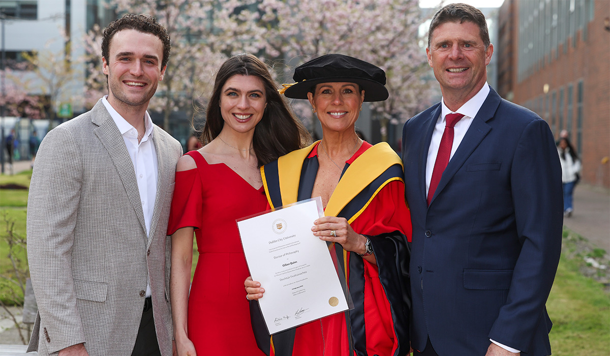 Gillian Quinn earns a PhD related to husband Niall’s retirement 3 gillian quinn niall quinn
