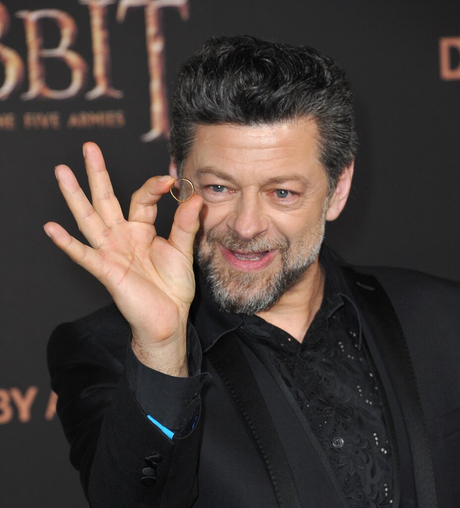 LA, 2014 - Andy Serkis at the Los Angeles premiere of his movie 'The Hobbit, The Battle of the Five Armies' at the Dolby Theatre, Hollywood