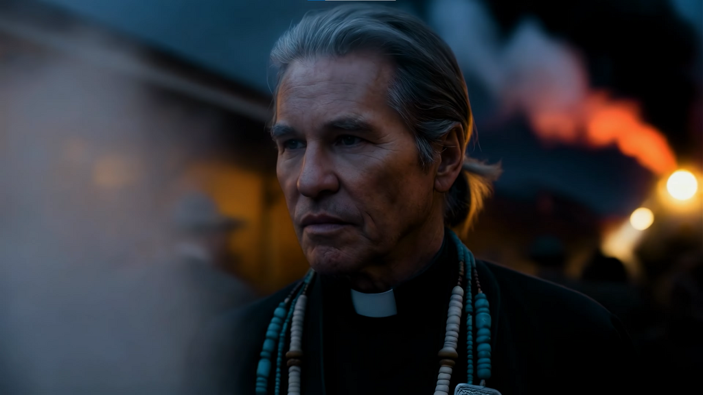 Val Kilmer is resurrected with AI in 'As Deep As The Grave,' a posthume project produced by 'A Visionary Film' and directed by Coerte Voorhees